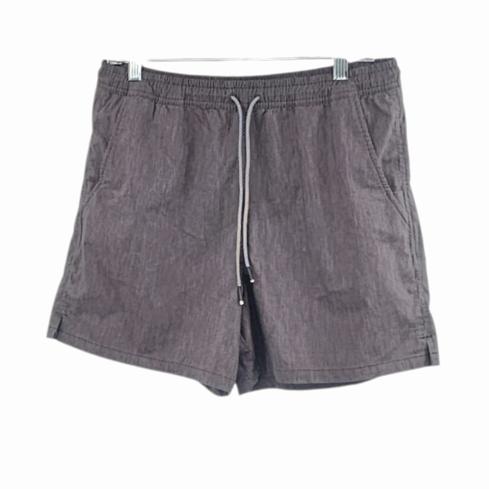 Athleta Marin 5" Board Short - Charcoal Micro-Stripe (Size M)